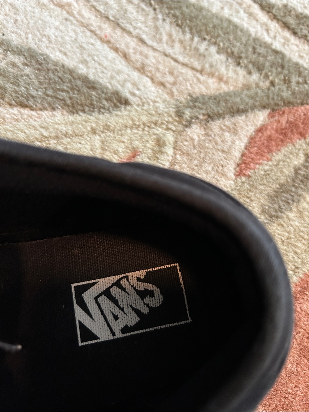 Vans Black Canvas Low-Top Skate Sneakers - Picture 8 of 9